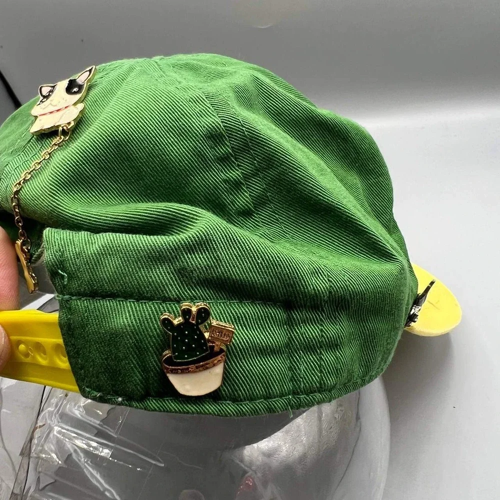 John Deere Hat Youth Green Yellow‎ Snap Back Cap with Pins